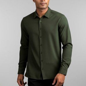 BYLT VISTA LONG SLEEVE SHIRT - GREEN